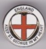 Keep St. George in my Heart - Heart in Round