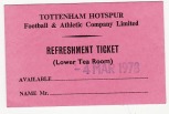 77/8 Refreshment Ticket