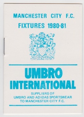 Fixture Card 80/81